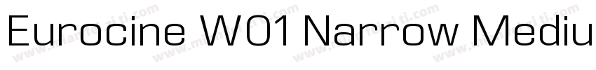 Eurocine W01 Narrow Medium字体转换